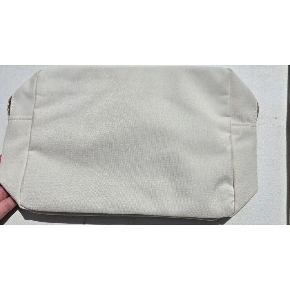 LOVEVOOK 3 Piece Travel Organizer Pouch Set Cream Beige Cosmetic Shoe Bags